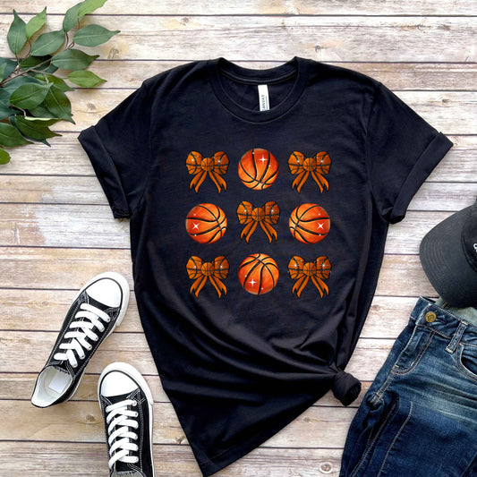 Basketball and Bows T-Shirt