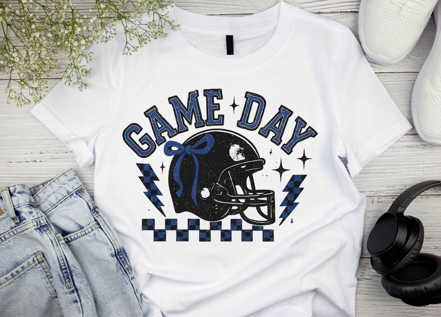 Football Game Day Helmet T-shirt