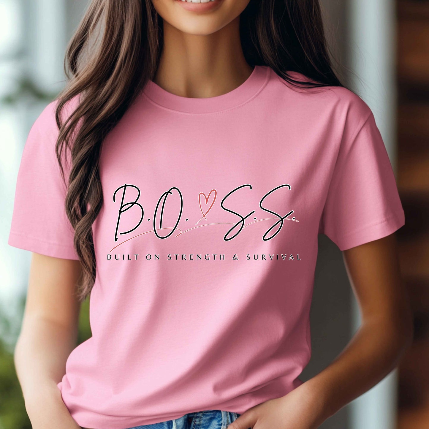 B.O.S.S. Built On Strength & Survival T-Shirt