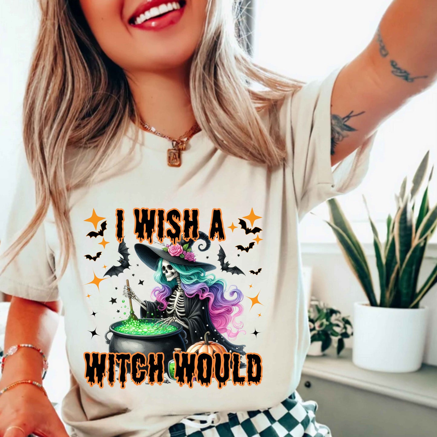 I Wish A Witch Would Funny T-Shirt