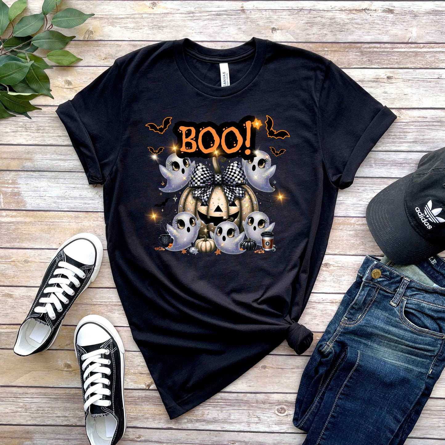 BOO! Ghost & Pumpkin T-Shirt