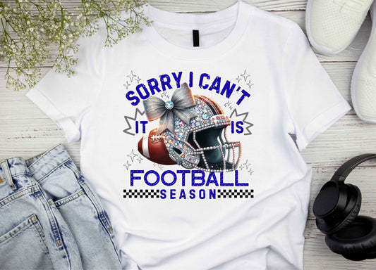 Sorry I Can't It Is Football Season T-Shirt